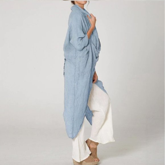 NEW Fashion Loose Asymmetrical Kimono Top - Picture 4 of 9